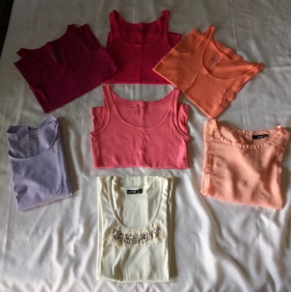 a.n.a Tops - Tanks & Tops Bundle of 7
